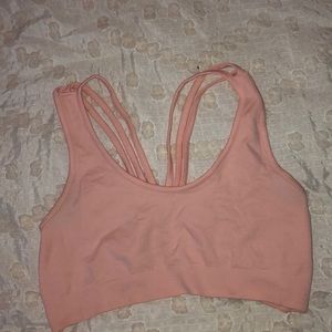 Coral sports bra